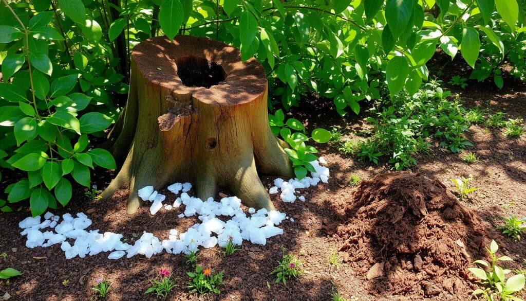 Exploration de 4 Méthodes Alternatives pour Enlever une Souche d’Arbre 6 Souche