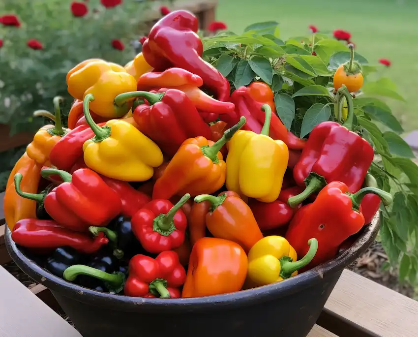 Culture des Piments : Le Secret ULTIME + 7 Astuces Pour Une Récolte Explosive en 2025 3 Plant de piments sain illustrant une culture des piments réussie grâce à une astuce secrète