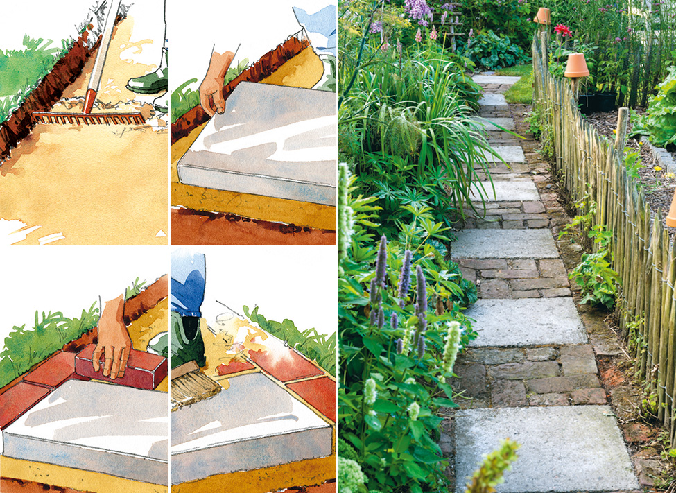 Comment Construire une Allée en Briques dans Votre Jardin : Un Guide Étape par Étape 2 Construire