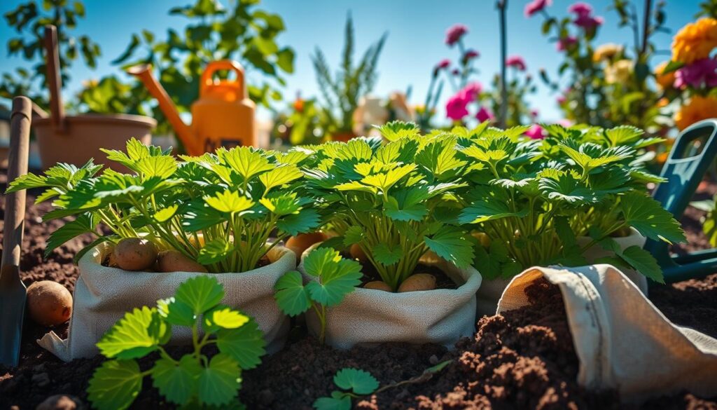 Un guide complet pour cultiver des patates douces dans des sacs de terre 2 patates douces