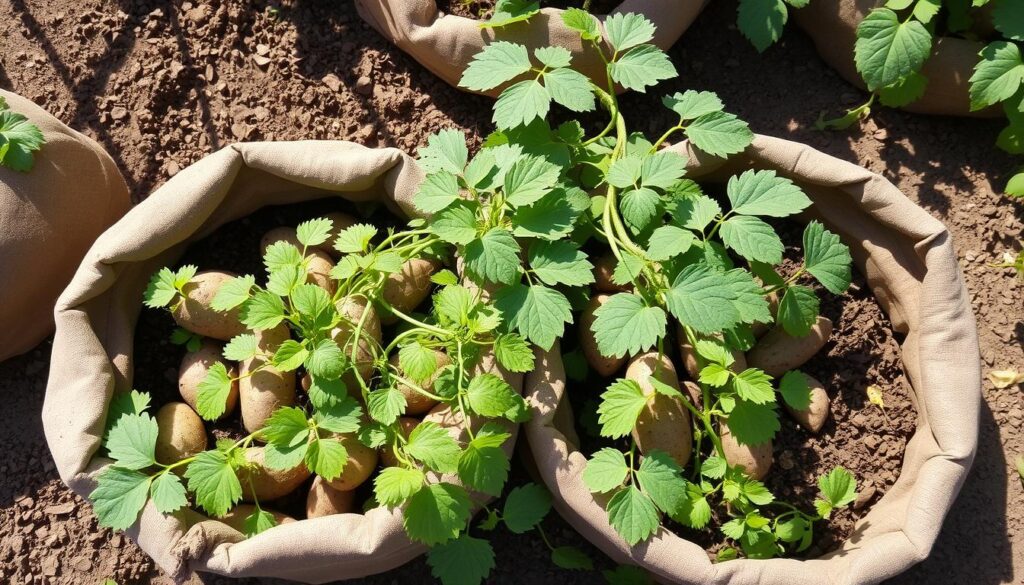 Un guide complet pour cultiver des patates douces dans des sacs de terre 3 patates douces
