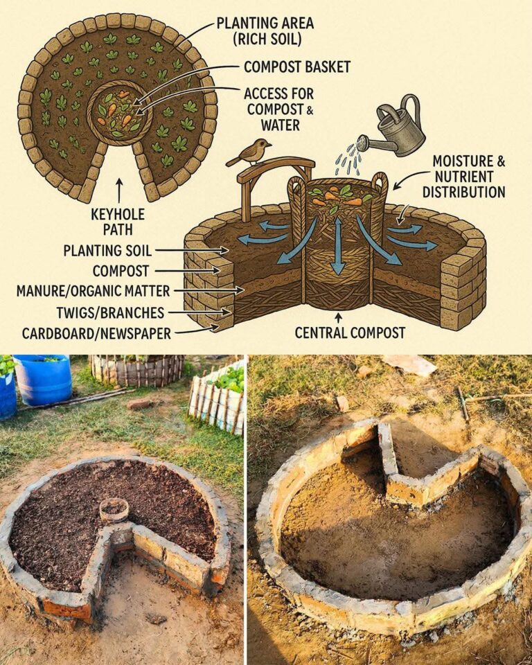 Guide étape par étape pour construire un jardin en trou de serrure : le jardinage durable à son meilleur